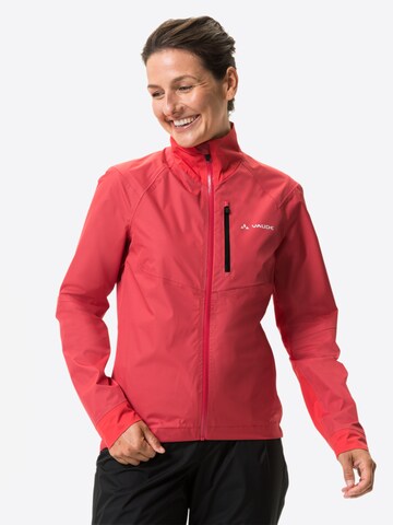 VAUDE Athletic Jacket 'Kuro' in Red: front