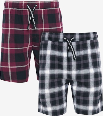 Threadbare Pajama Pants 'Lemar' in Red: front