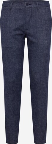 Coupe slim Pantalon chino 'Bleecker' TOMMY HILFIGER en bleu : devant