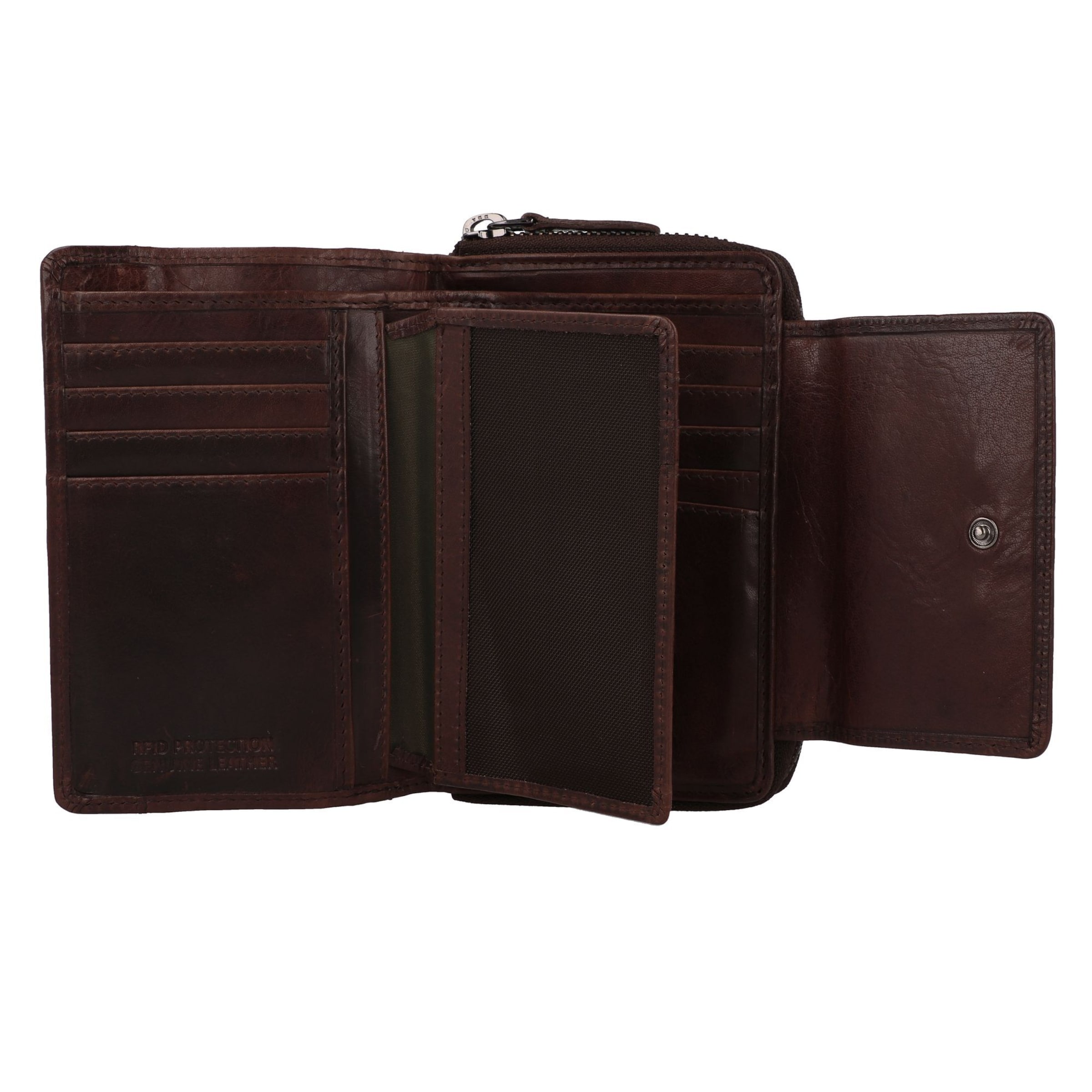 GREENBURRY Wallet 'Newport' in Brown
