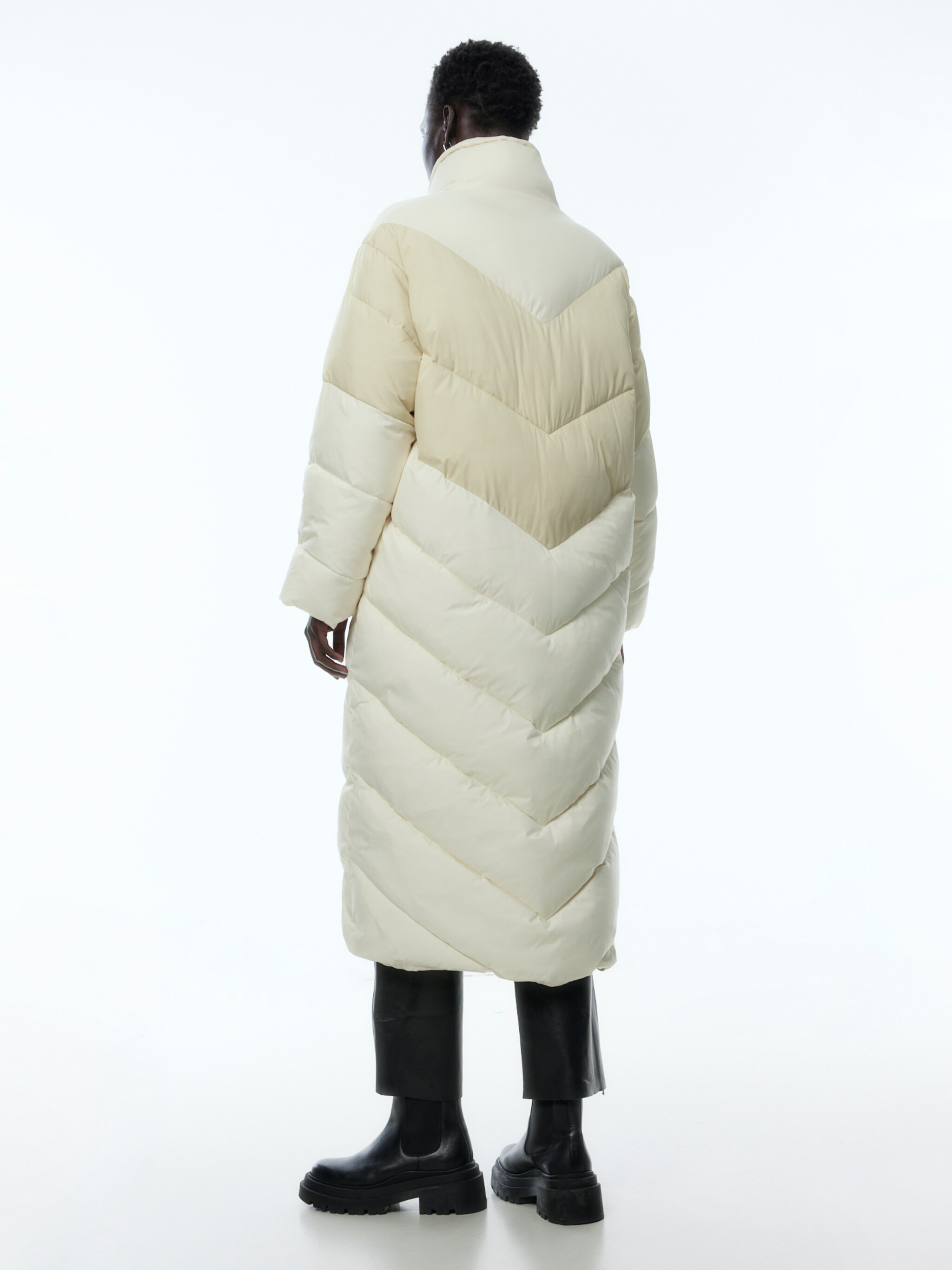 EDITED Producten Wintermantel 'Jutta' Geel