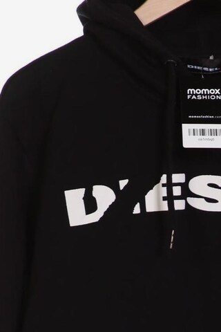 DIESEL Kapuzenpullover L in Schwarz