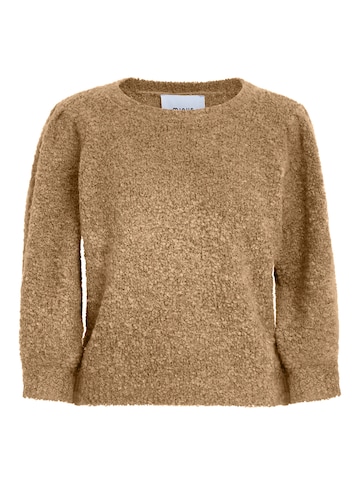 Sweat-shirt 'Jennie' minus en beige : devant