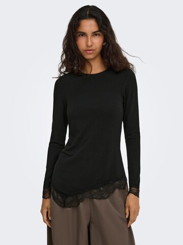 Haut 'ONLGLAMOUR' ONLY en noir