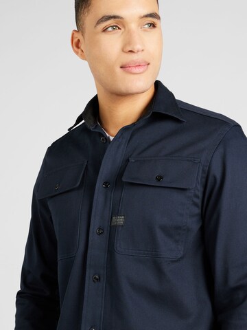 Coupe regular Chemise G-Star RAW en bleu