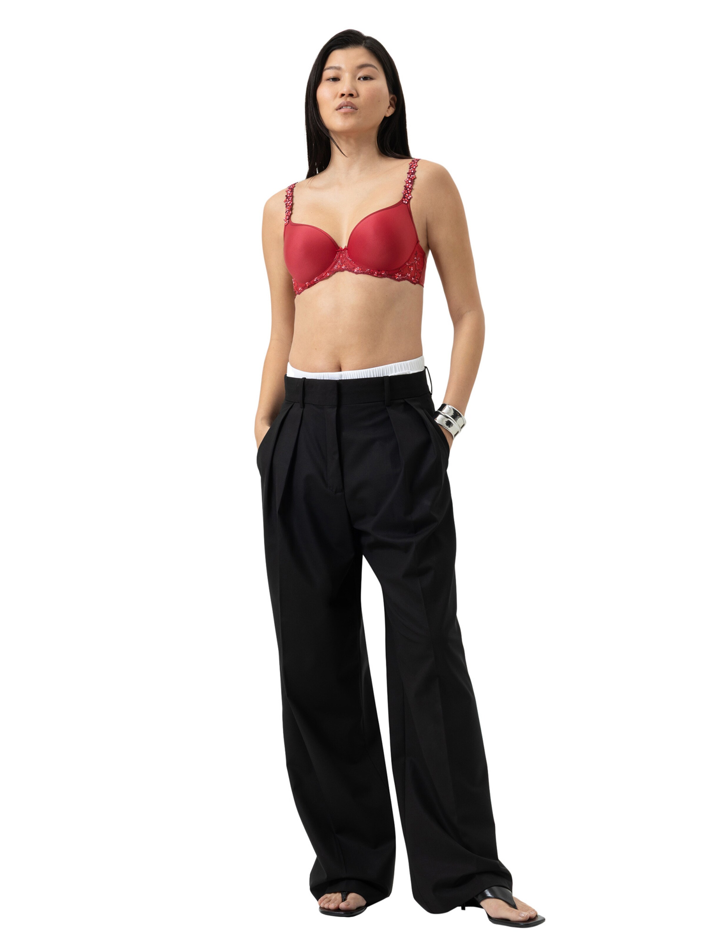 Mey T-Shirt BH 'Delightful' in Rot