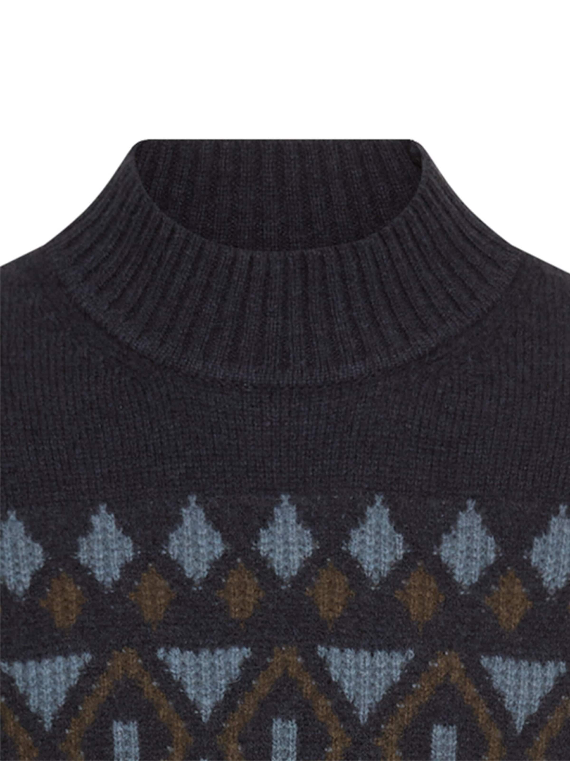 CAMEL ACTIVE Pullover aus reiner Wolle in Blau