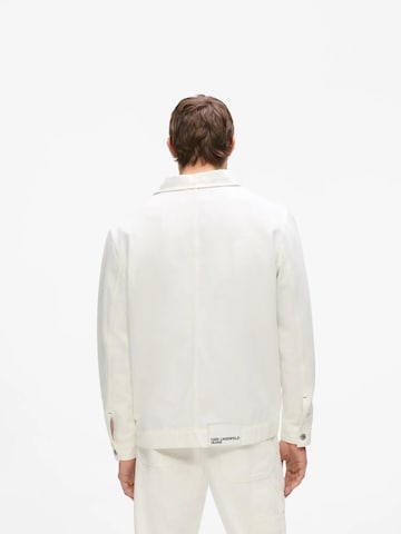 KARL LAGERFELD JEANS Kevad-sügisjope, värv valge