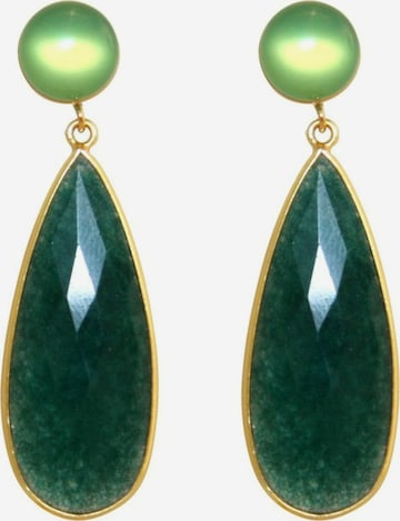 Gemshine Earrings in Gold: front