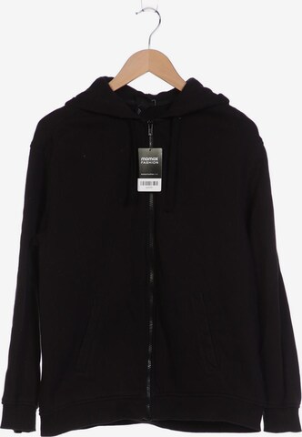 H&M Sweatshirt & Zip-Up Hoodie in M in Black: front