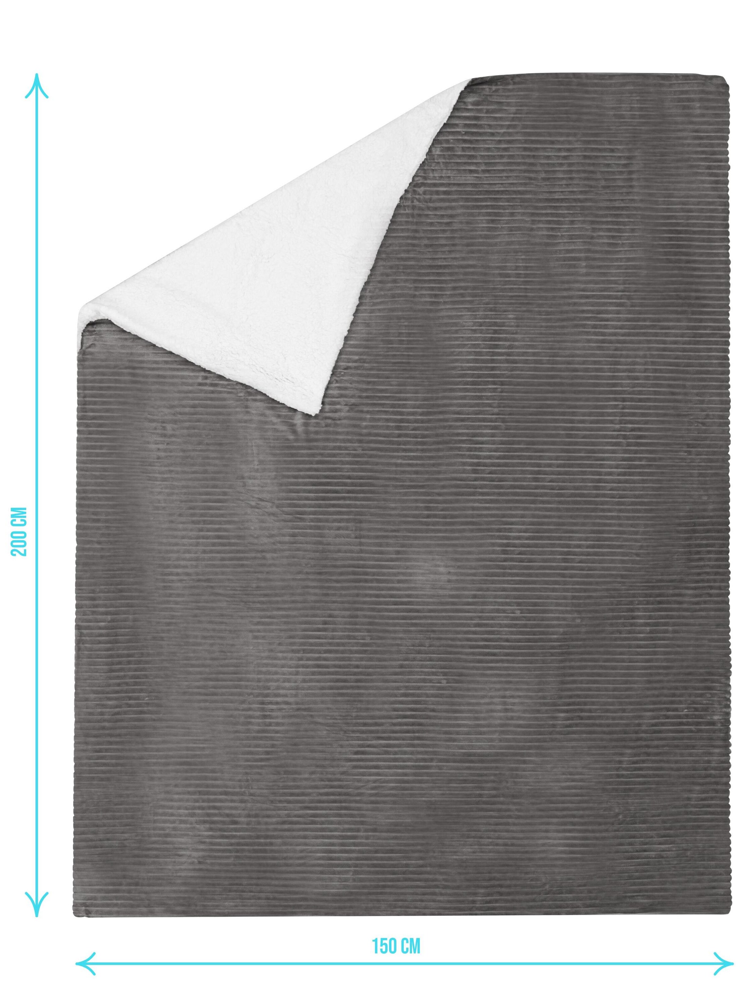 Aspero Blankets 'Ezeiza' in Grey