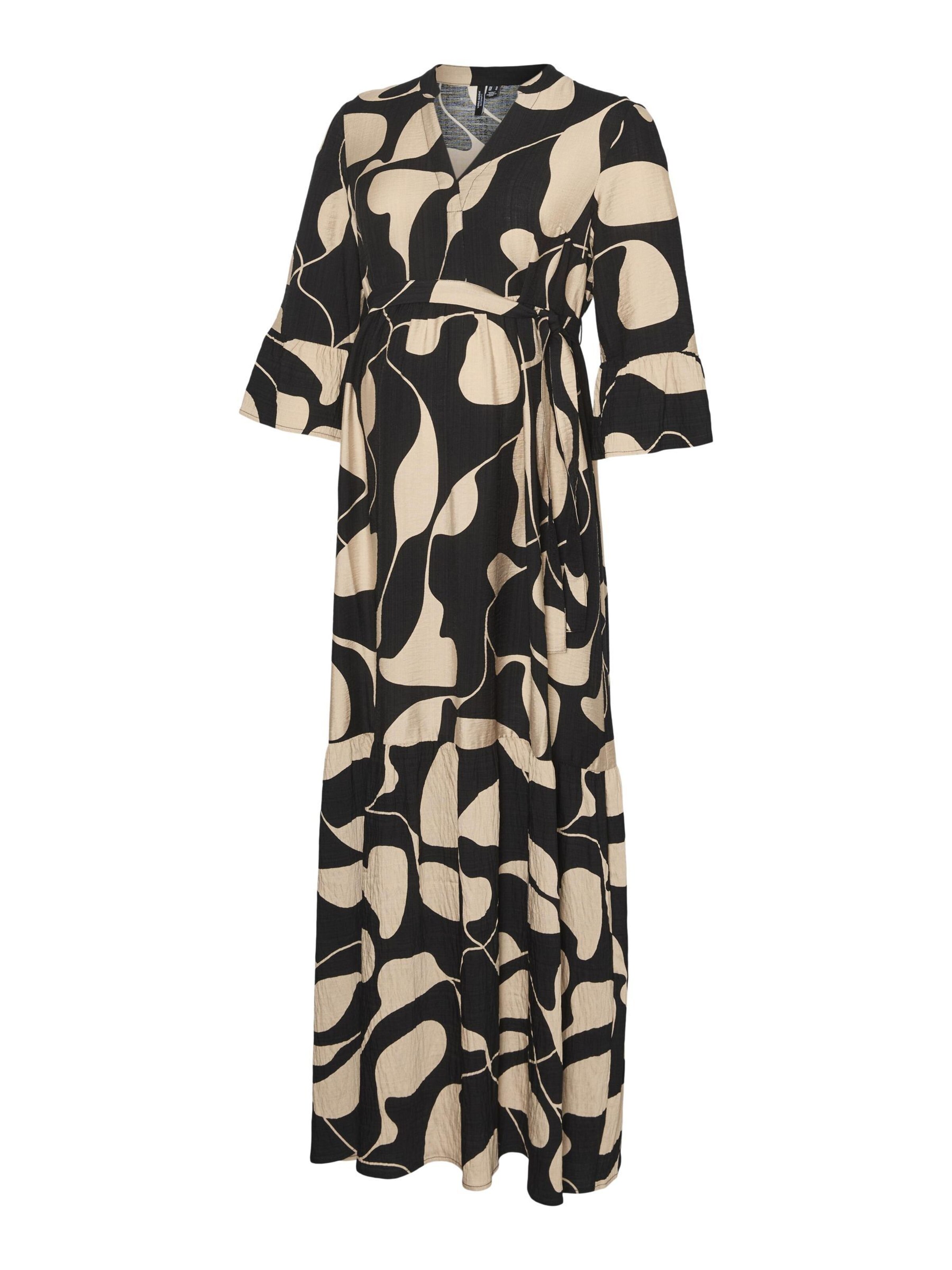 Vero Moda Maternity Vestido 'VERA' en beige / negro, Vista del producto
