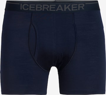 ICEBREAKER - Cueca desportiva 'Anatomica' em azul: frente