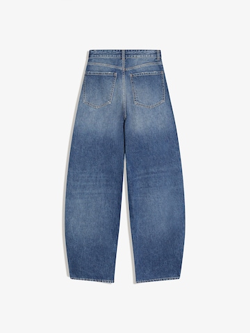 Bershka Barrel Jeans i blå