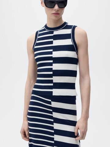 Tops en tricot 'ZUNGA' MANGO en bleu