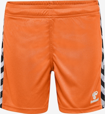 Hummel Sportbroek in Oranje: voorkant