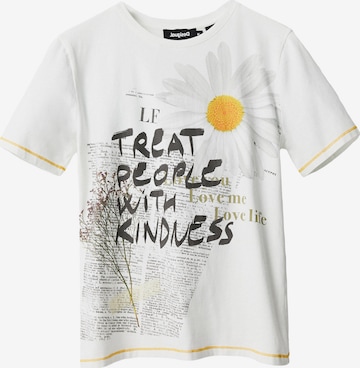 Desigual T-Shirt 'DAISY' in White: front