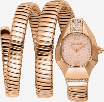 Just Cavalli Time Uhr in Bronze: Vorderseite
