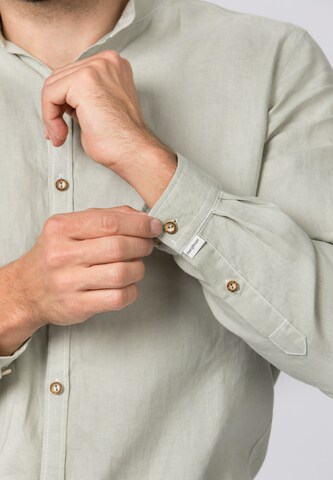 STOCKERPOINT Comfort fit Klederdracht overhemd 'Vettel' in Groen