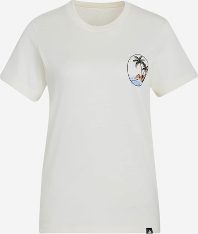 Sportiniai marškinėliai 'SLIDE' iš ADIDAS SPORTSWEAR, spalva – azuro spalva / tamsiai raudona / juoda / balta, Prekių apžvalga