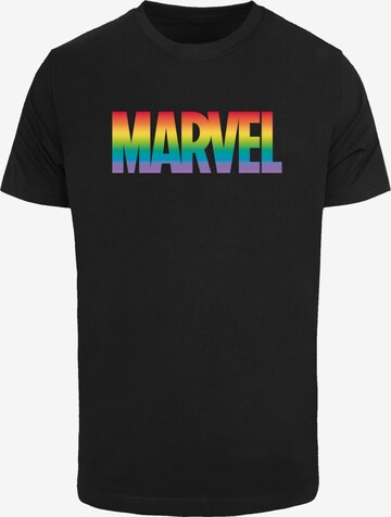 F4NT4STIC Shirt 'Marvel Pride' in Zwart: voorkant
