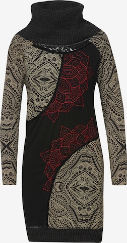 KOROSHI Mekko värissä musta: etupuoli