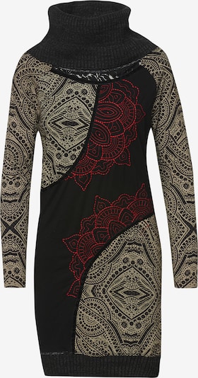 KOROSHI Haljina u bež / crvena / crna, Pregled proizvoda