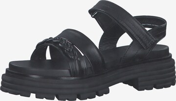 MARCO TOZZI Sandals in Black: front