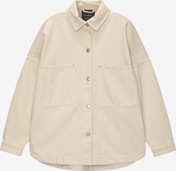 Pull&Bear Between-Season Jacket in Beige: front