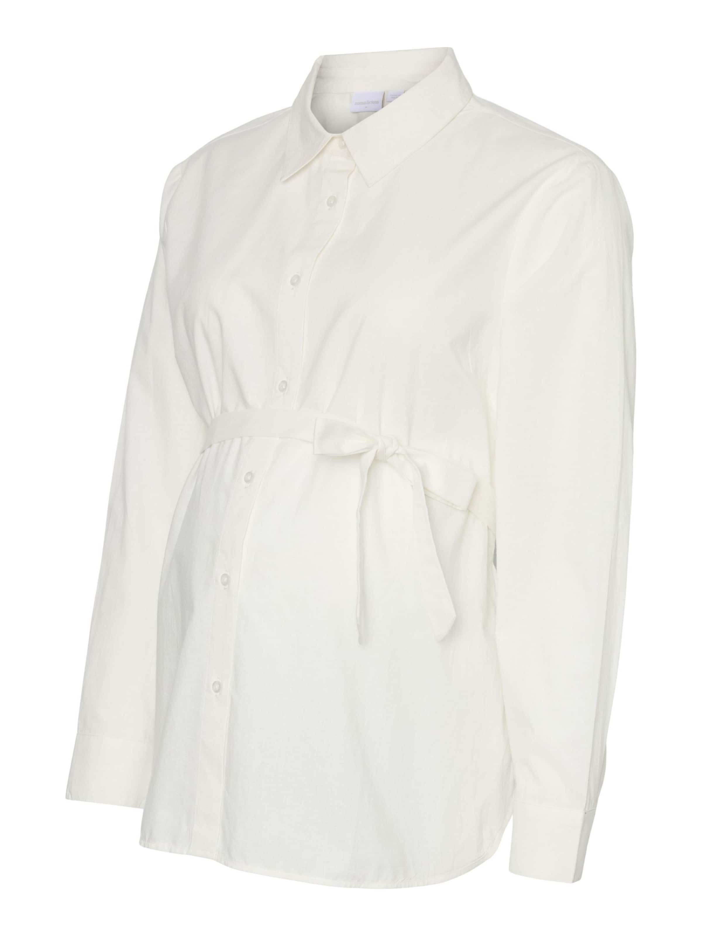 MAMALICIOUS Blusa en blanco perla, Vista del producto