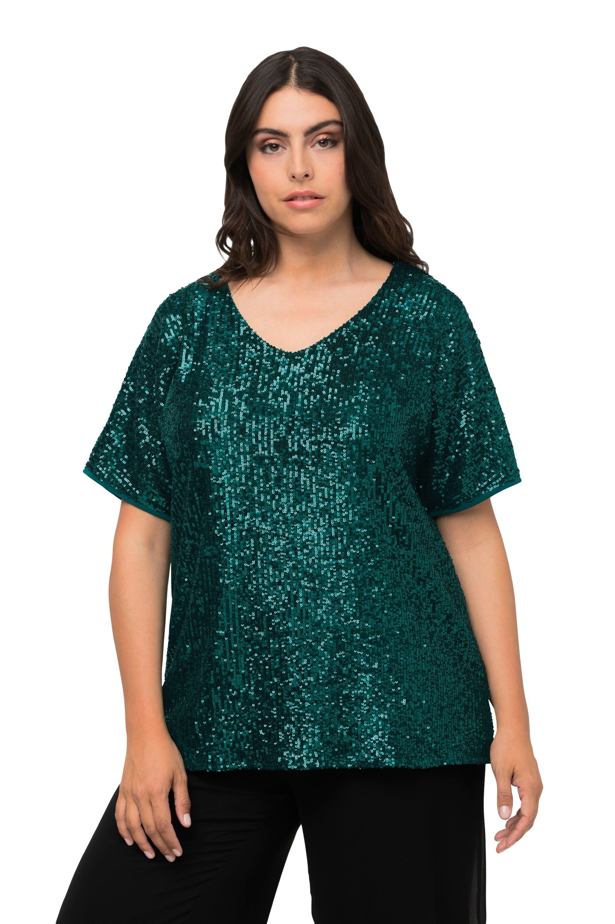 Ulla Popken Shirt in Green: front