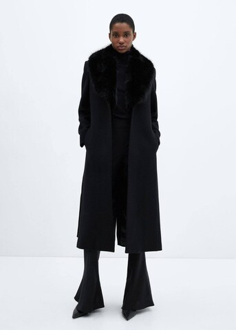 MANGO Zimný kabát 'Dolce' - Čierna
