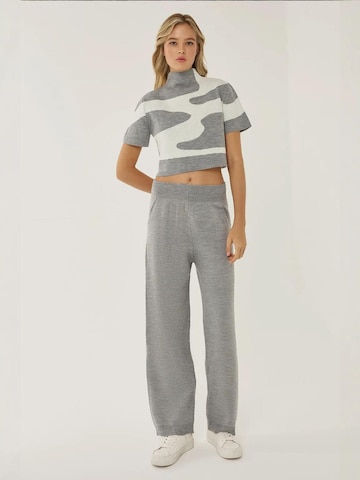 Regular Pantalon Hiccup en gris