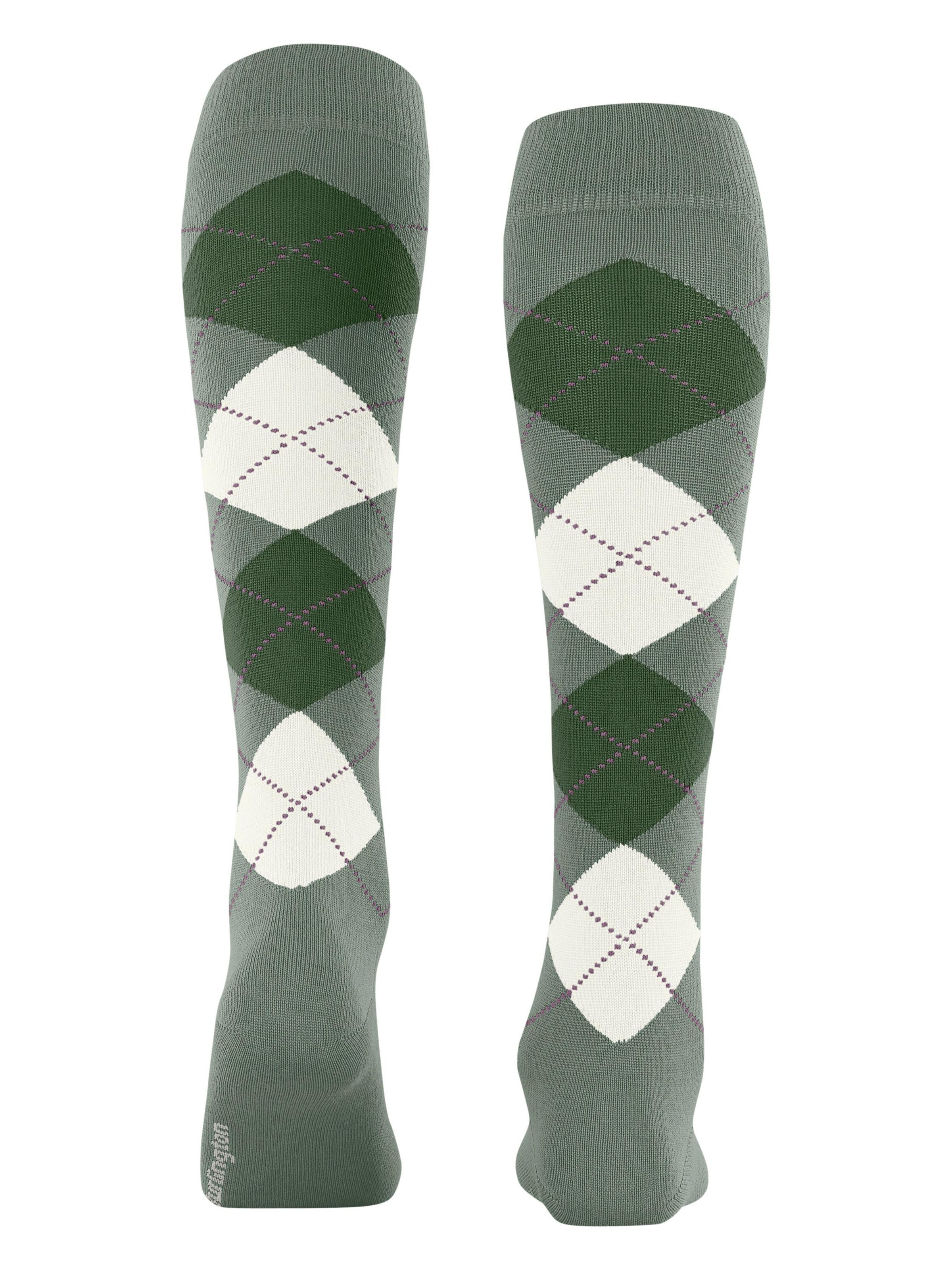 BURLINGTON Overknee Strümpfe 'Marylebone'‌‌‌‌ in Grün