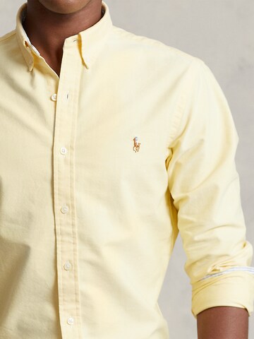 Coupe slim Chemise Polo Ralph Lauren en jaune