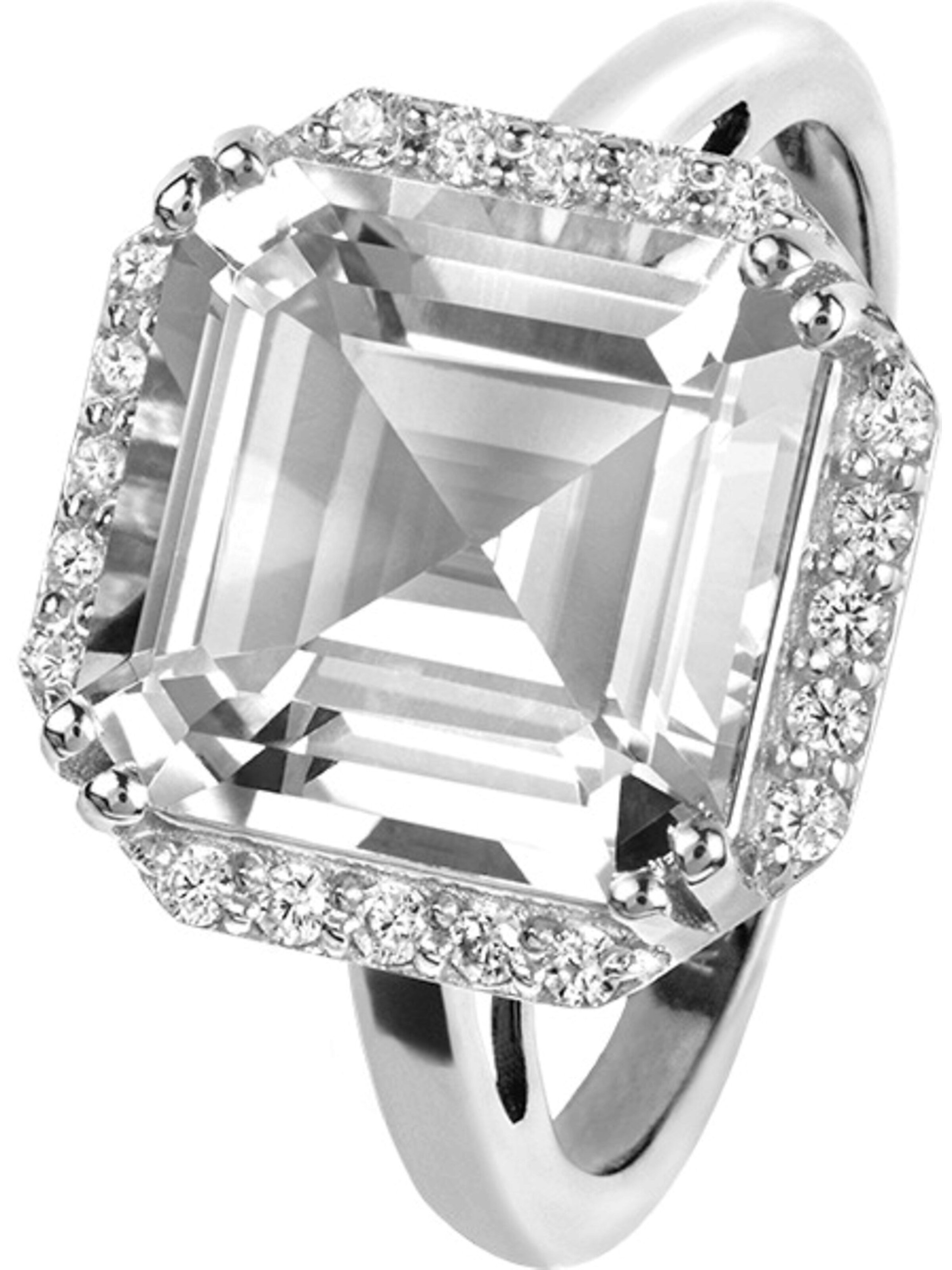 Jacques Lemans Ring in Silber: Vorderseite