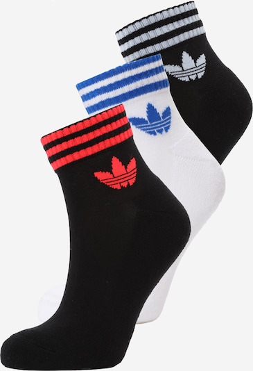 Kojinės iš ADIDAS ORIGINALS, spalva – mėlyna / raudona / juoda / balta, Prekių apžvalga