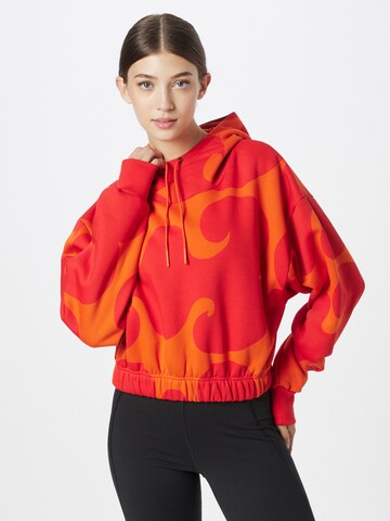ADIDAS PERFORMANCE Athletic Sweatshirt 'Marimekko' in Orange: front