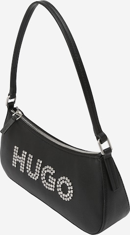 HUGO Red - Bolso de mano 'Chris' en negro: frente