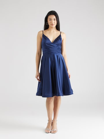 mascara Cocktail dress in Blue: front