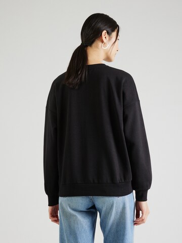 ONLY Sweatshirt 'WANTED SPIRITUAL' in Black