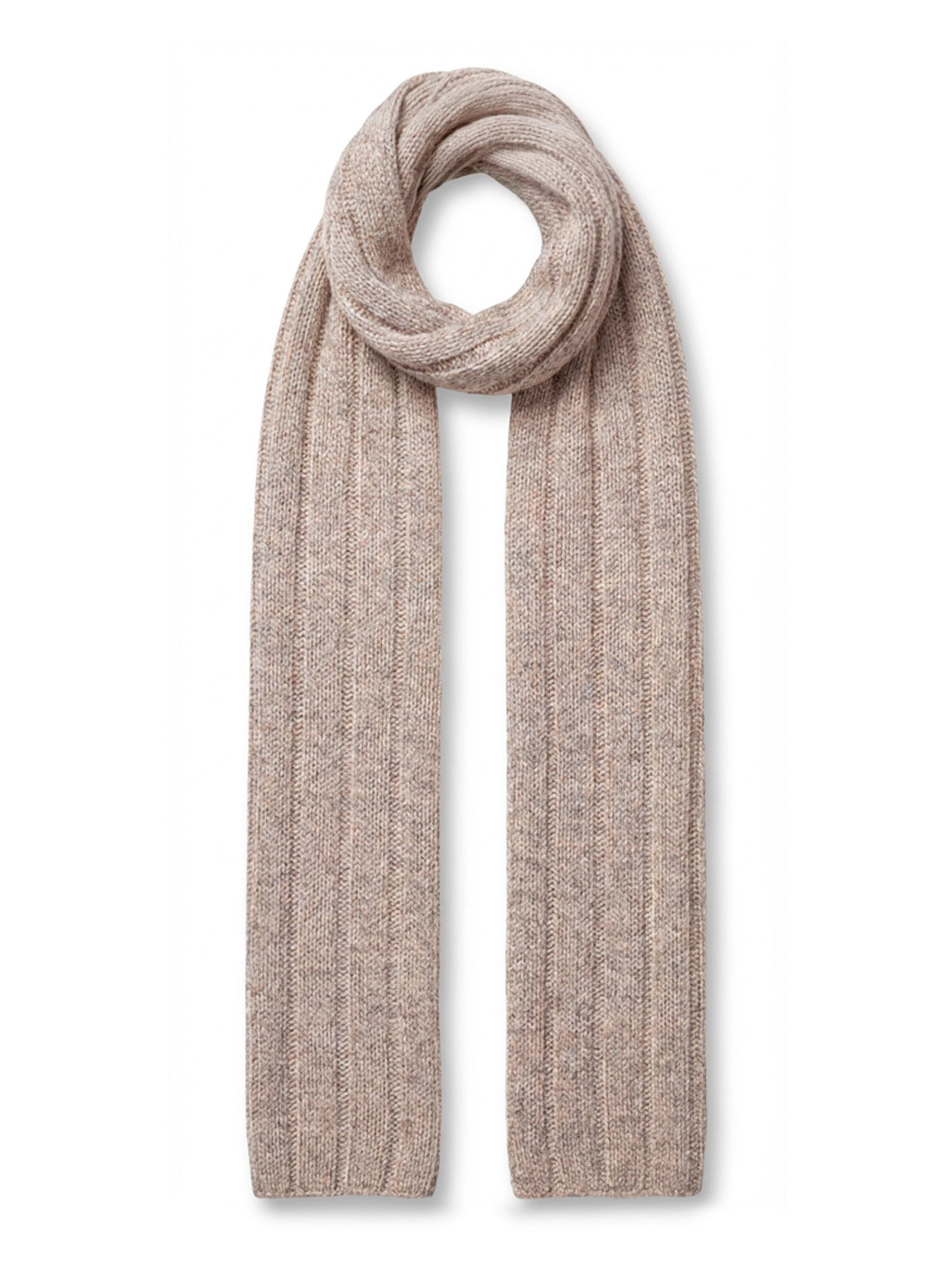 FALKE Scarf 'Pure Cashmere' in Brown: front