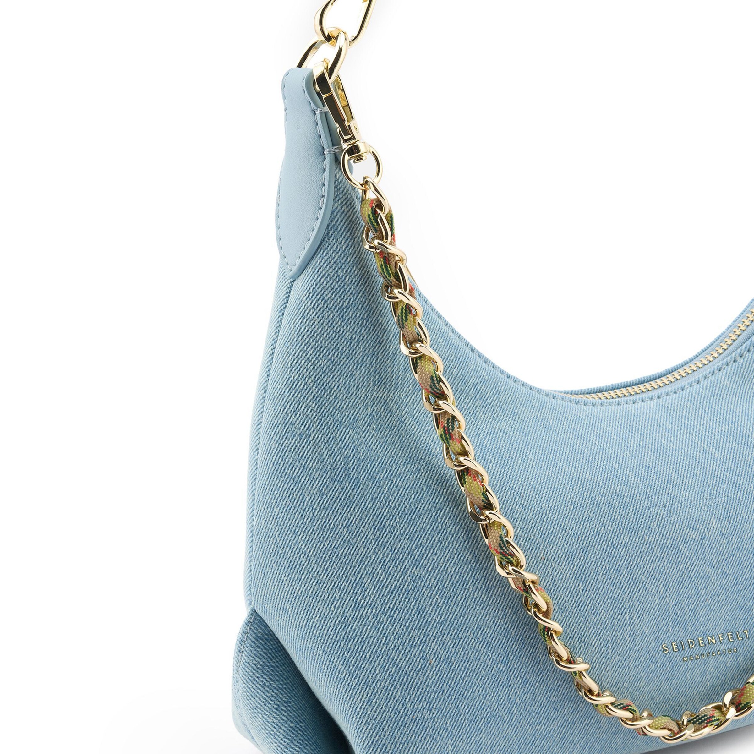 Seidenfelt Schultertasche 'Huuvari' in Blau