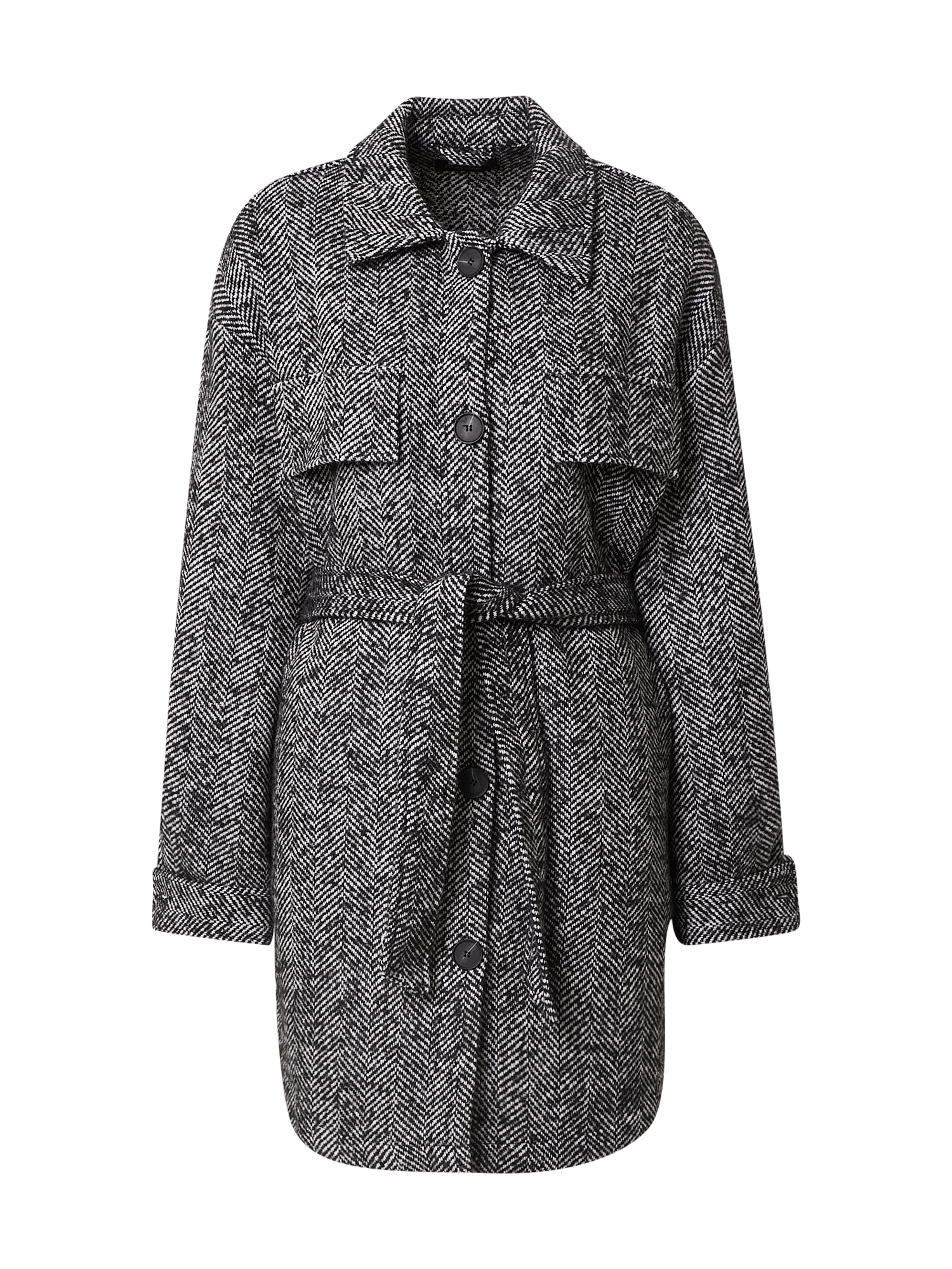 Abbigliamento Donna ONLY Cappotto di mezza stagione CANNA in Nero Abbigliamento Donna ONLY Cappotto di mezza stagione CANNA in Nero