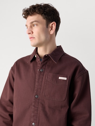 Comfort Fit Cămașă '90S' de la Calvin Klein Jeans pe maro