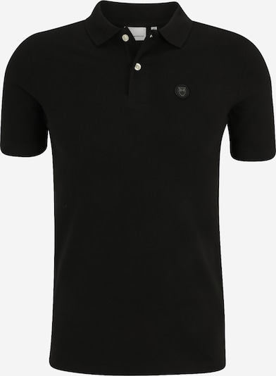 KnowledgeCotton Apparel Poloshirt 'ROWAN'  (GOTS) in schwarz, Produktansicht