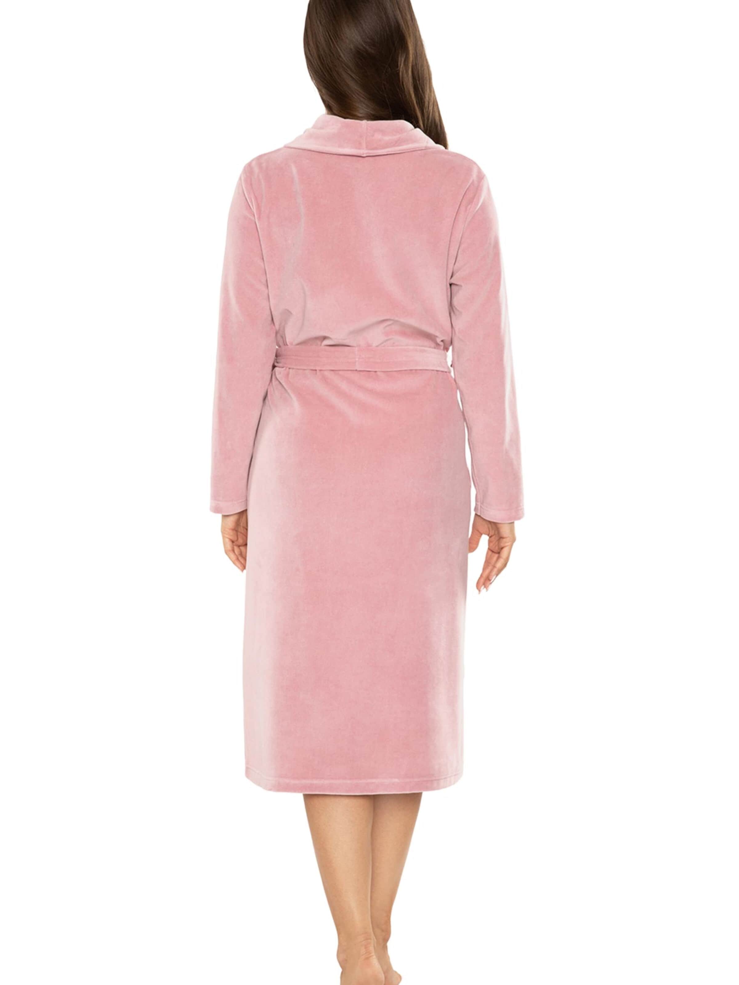 Vivisence Badjas lang  '5022' in Roze