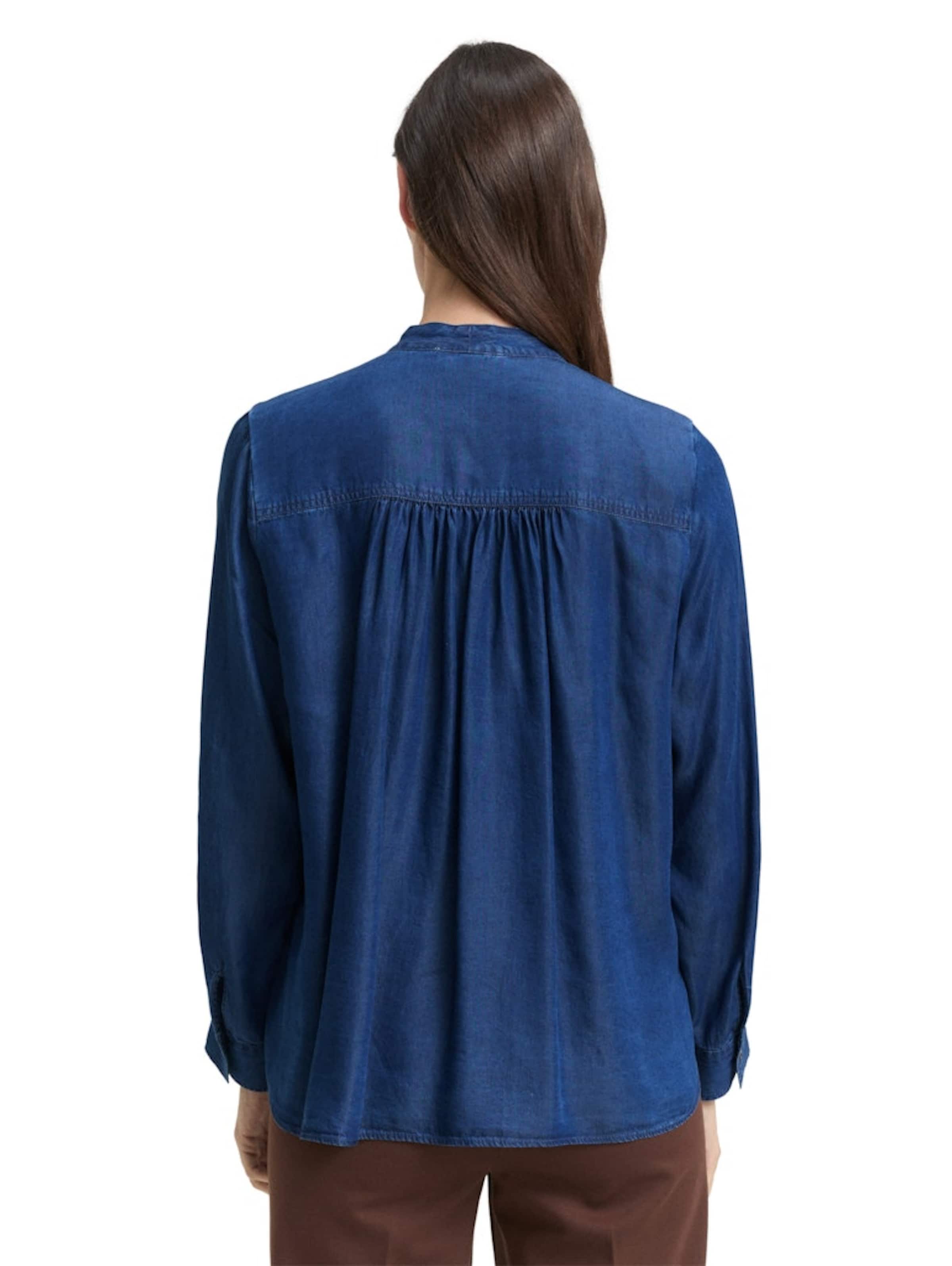 TOM TAILOR Blouse in Blue