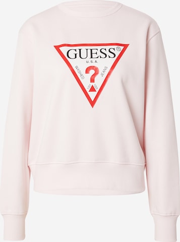 Felpa di GUESS in rosa: frontale