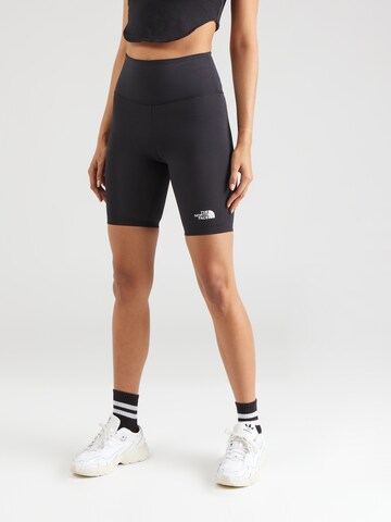 THE NORTH FACE Skinny Sporthose 'Flex Short Leggings' in Schwarz: Vorderseite